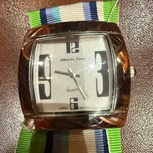 Mod 70’s Alberto Fioro watch with fabric band